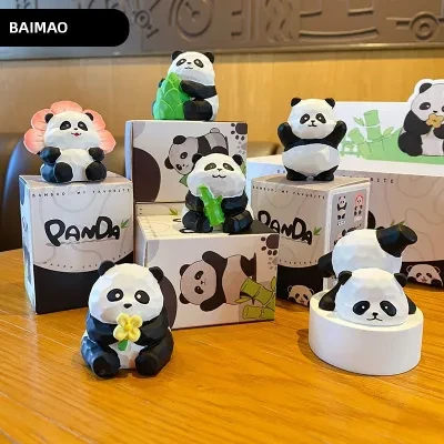 Explore デコレーション｜樹脂製置物・木彫り風・パンダ・インテリア雑貨・卓上飾り・オリジナル・クリエイティブ・精巧