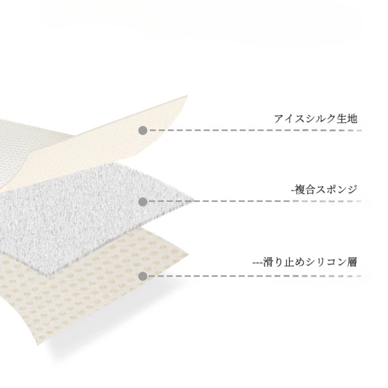 夏用カーシートクッション｜アイスシルク・カー用品・通気性・シートカバー・カーアクセサリー・かわいい・快適・おしゃれ|undefined