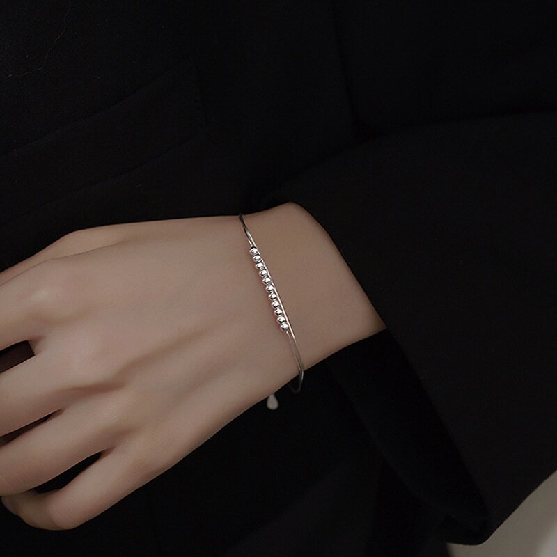 S925 ・ブレスレット・二連・クール・おしゃれ・通勤|undefined