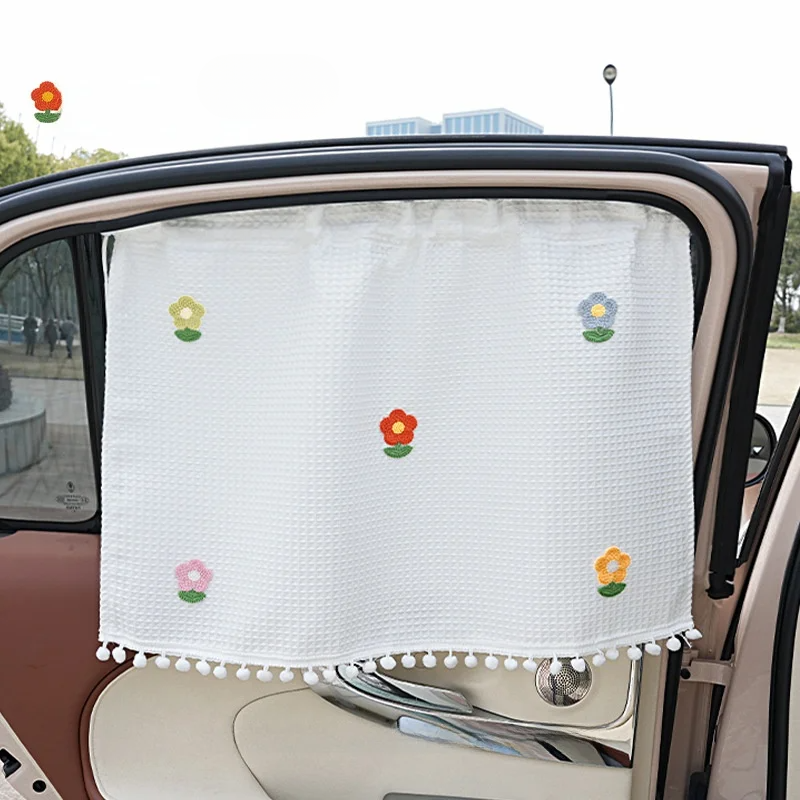 自動車用サンシェード｜夏用カーテン・窓用・日焼け止め・断熱・遮光・かわいい・おしゃれ・カー用品・ベビー向け|undefined