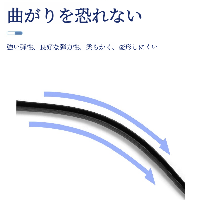 自動車サイドウィンドウワイパー｜多機能・水滴除去・汎用型・ワイパーブレード・ゴムストリップ・クリアな視界|undefined