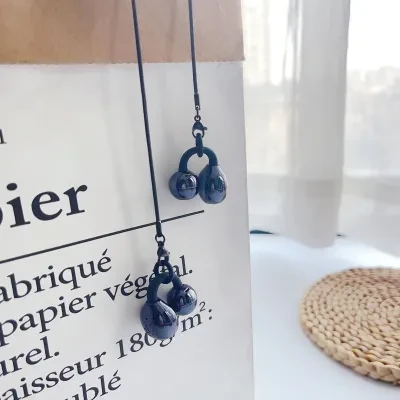 イヤホンストラップ・紛失防止・落下防止・ネックレス風・長め・ワイヤレスイヤホン対応・便利グッズ