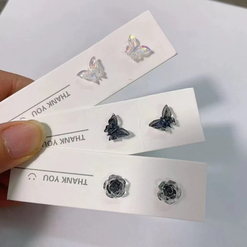 マグネットピアス・穴あけ不要・樹脂・イヤリング・S925銀針・ピアス|undefined