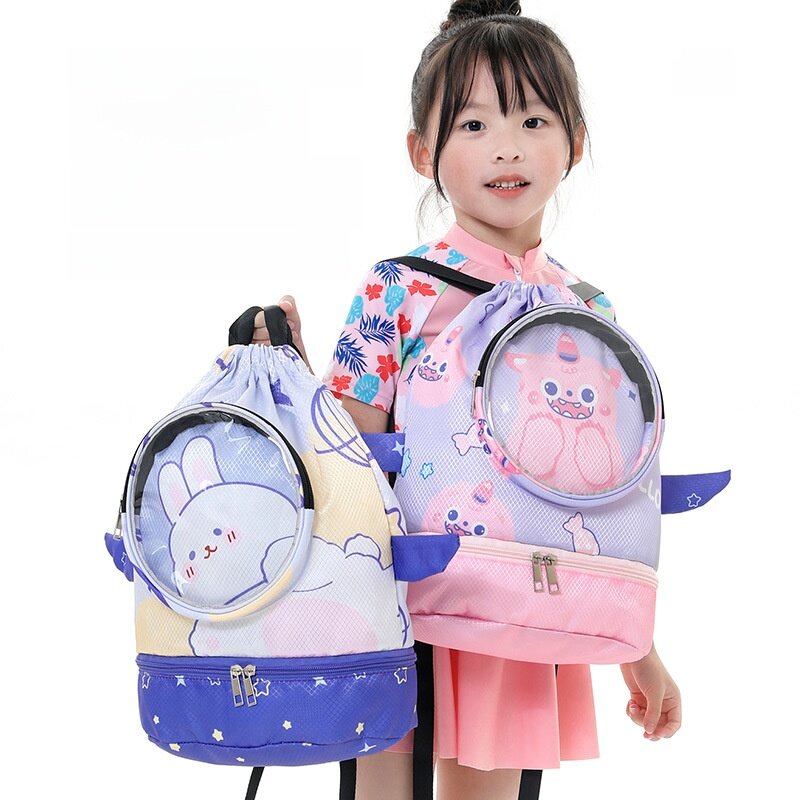 子供用スイムリュック｜アウトドア・旅行・収納バッグ・手提げ・スクールバッグ・防水・小学生・中学生・可愛い・おしゃれ・持ち運びやすい|undefined