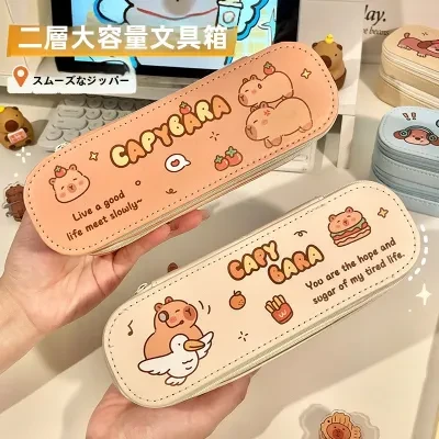 Planowa 二層式ペンケース｜大容量・シンプル・学用品・文房具・ギフト・ガーリー・かわいい