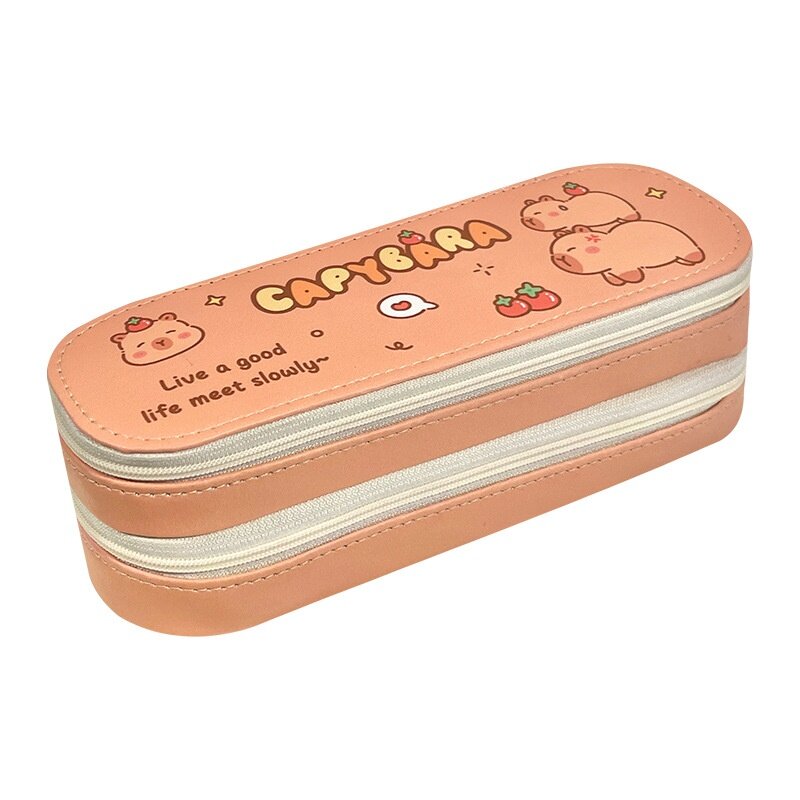 二層式ペンケース｜大容量・シンプル・学用品・文房具・ギフト・ガーリー・かわいい|undefined