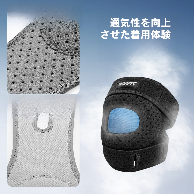 膝蓋帯サポーター｜ランニング・サイクリング・ダブルストラップ・スポーツ用膝サポーター・調節可能・加圧・衝撃吸収・膝蓋骨保護|undefined