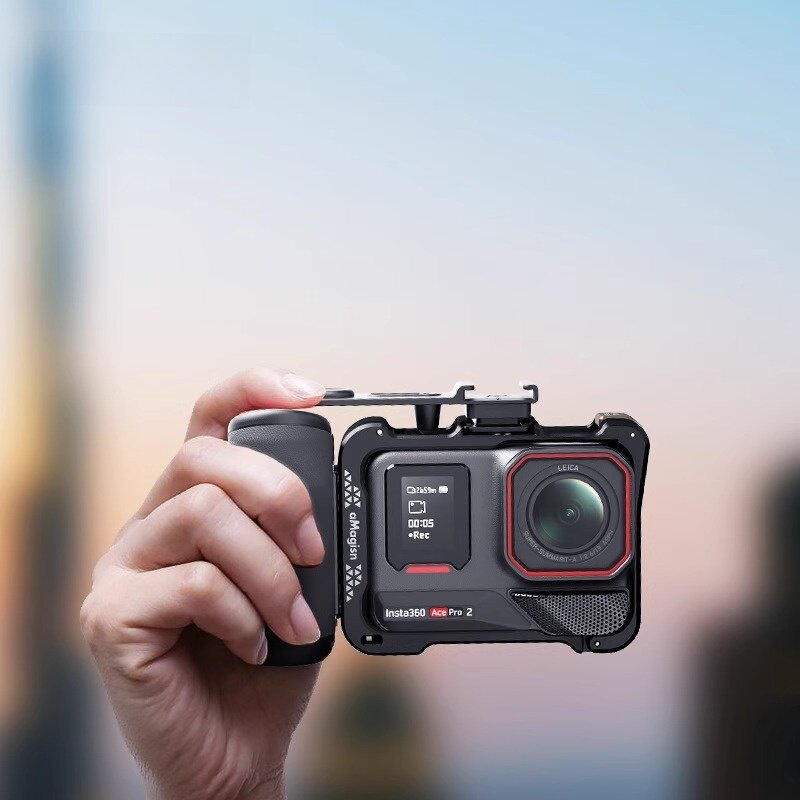 ストリート撮影用グリップセット｜Insta360 Ace Pro/Ace Pro 2用・撮影グリップ・カメラケージ・街撮り・アクセサリー・撮影セット|undefined