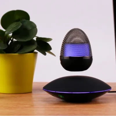 FunCASE 磁気浮上スピーカー｜Bluetoothスピーカー・ガチョウの卵型・サプライズ・贈り物・ロマンチック