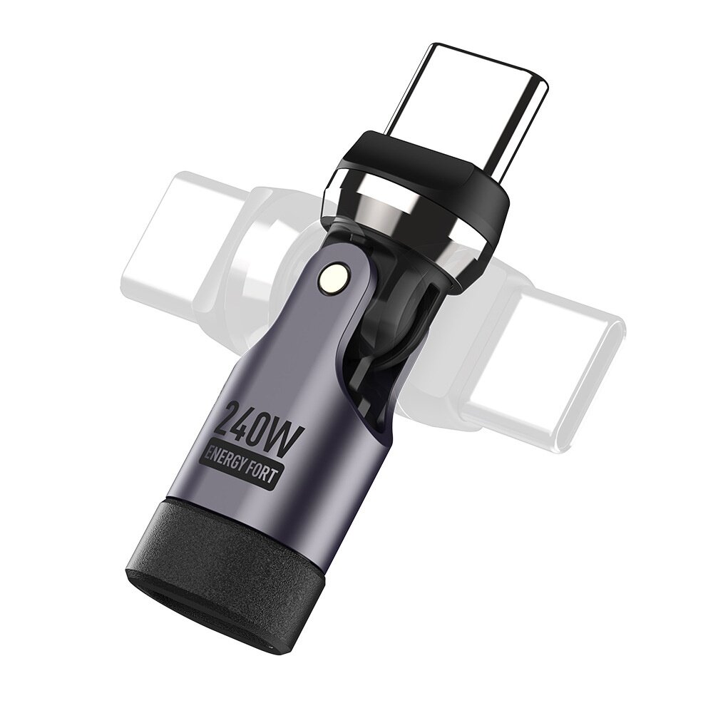 240W 磁気吸着変換アダプター｜540°回転式Type-Cコネクタ・急速充電対応・スマホ/タブレット用・使いやすい|undefined