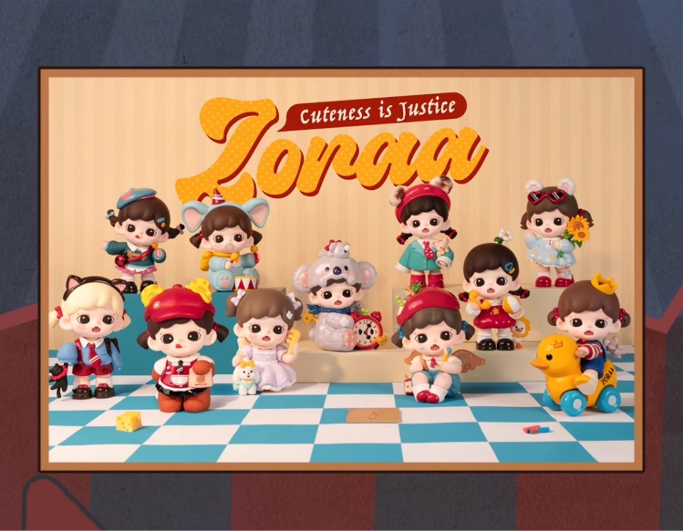 TNTSPACE】Zoraa可愛いが正義シリーズフィギュア・サプライズトイ