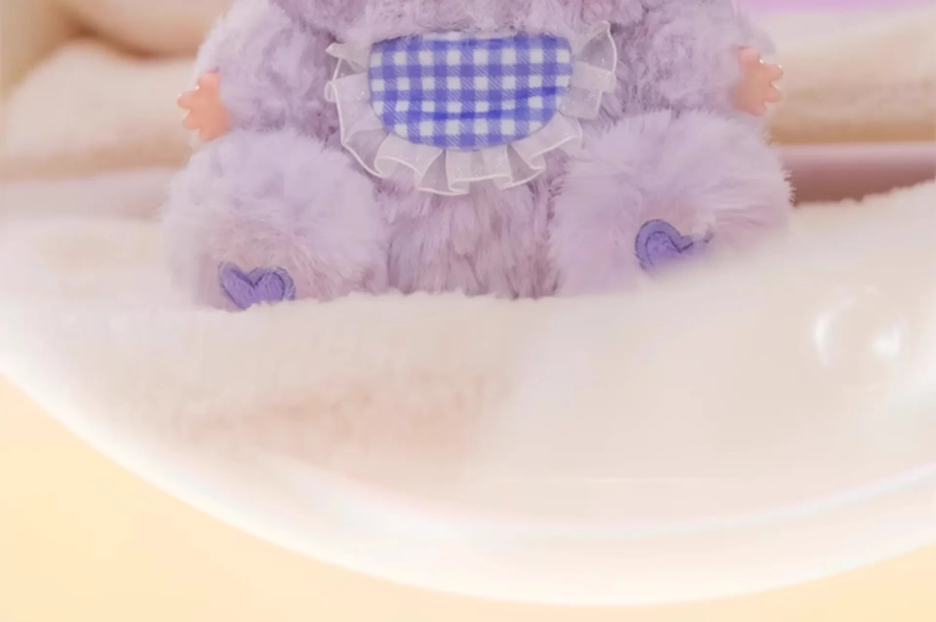 Miana おやすみウサギちゃん 足裏のハートマーク