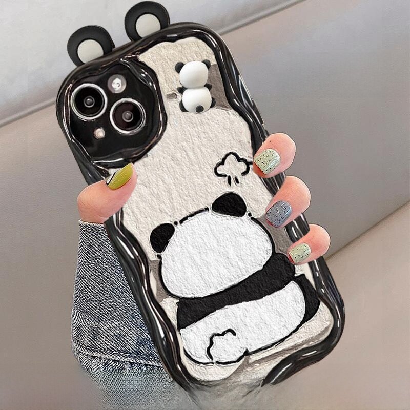 スマホケース・対応機種：Galaxy S23 ・iPhoneシリーズ・パンダ柄・可愛い・フィット|undefined