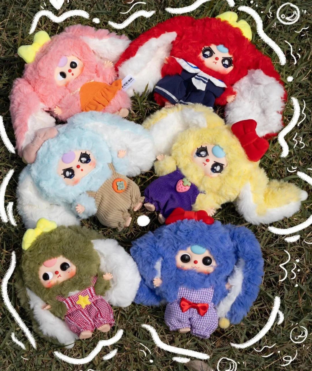 BABY THREE】マカロンうさぎちゃん2.0シリーズ・ブラインド