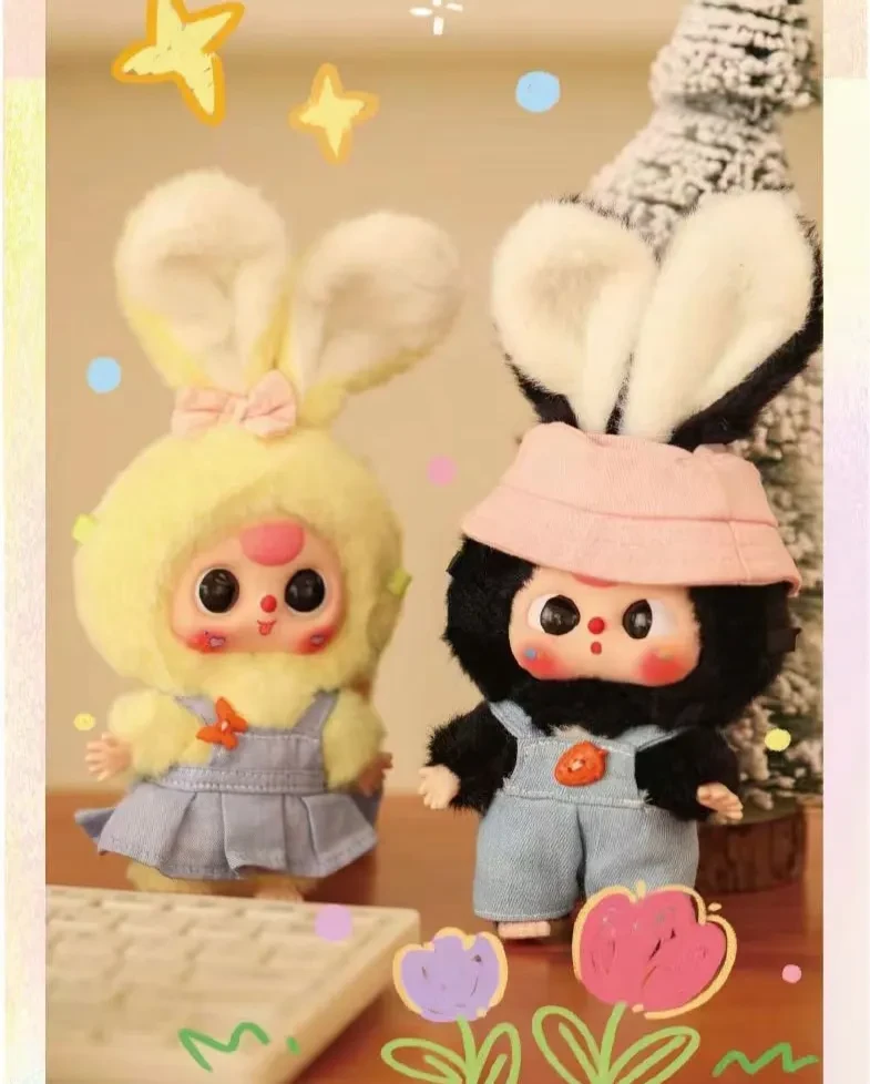 BabyThreeマカロンウサギとBabyThree虫くものぬいぐるみ2個セット BABY THREE】マカロンうさぎちゃんシリーズ・ブラインドボックス