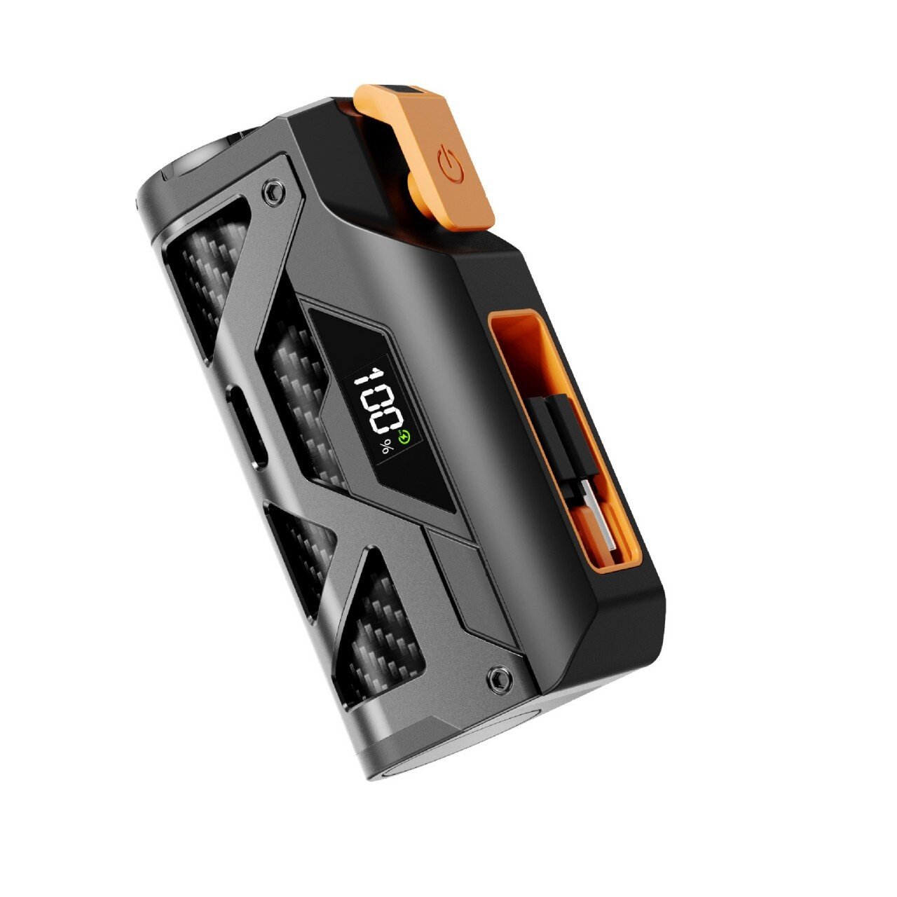 小型モバイルバッテリー｜5000mAh・急速充電・プラグ式・ギフトに最適・メカデザイン・ポケットサイズの充電器|undefined