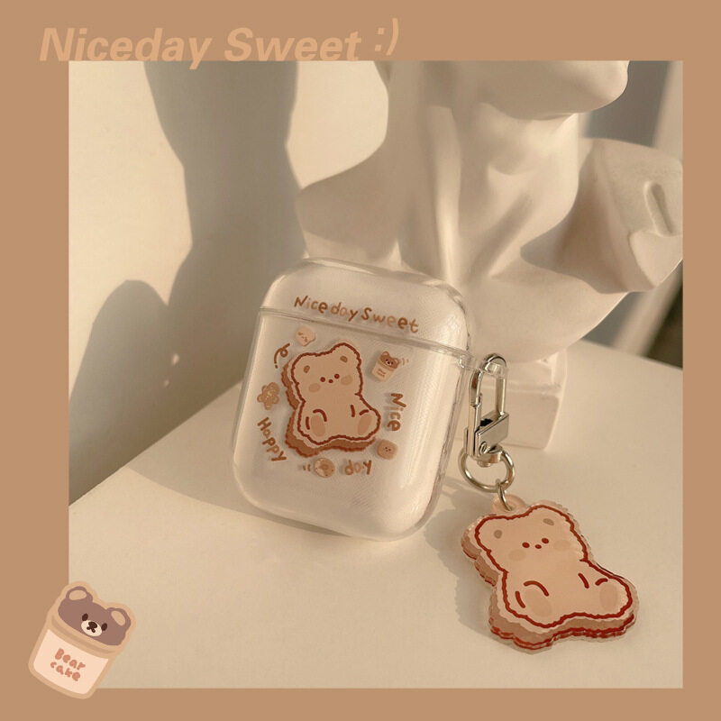 イヤホンケース｜AirPods 1/2/3/Pro 2対応・シリコン製・耐衝撃・ソフトケース・キーホルダー付き・可愛い・カートゥーン|undefined