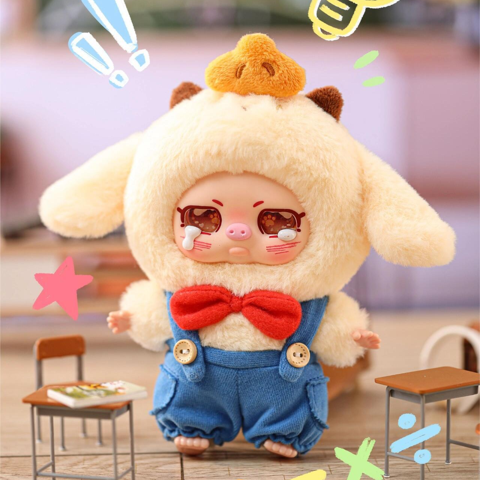 【BABY THREE】こぶたちゃんのもふもふペット学園・ぬいぐるみ・ブラインドボックス・可愛い・癒し系|undefined