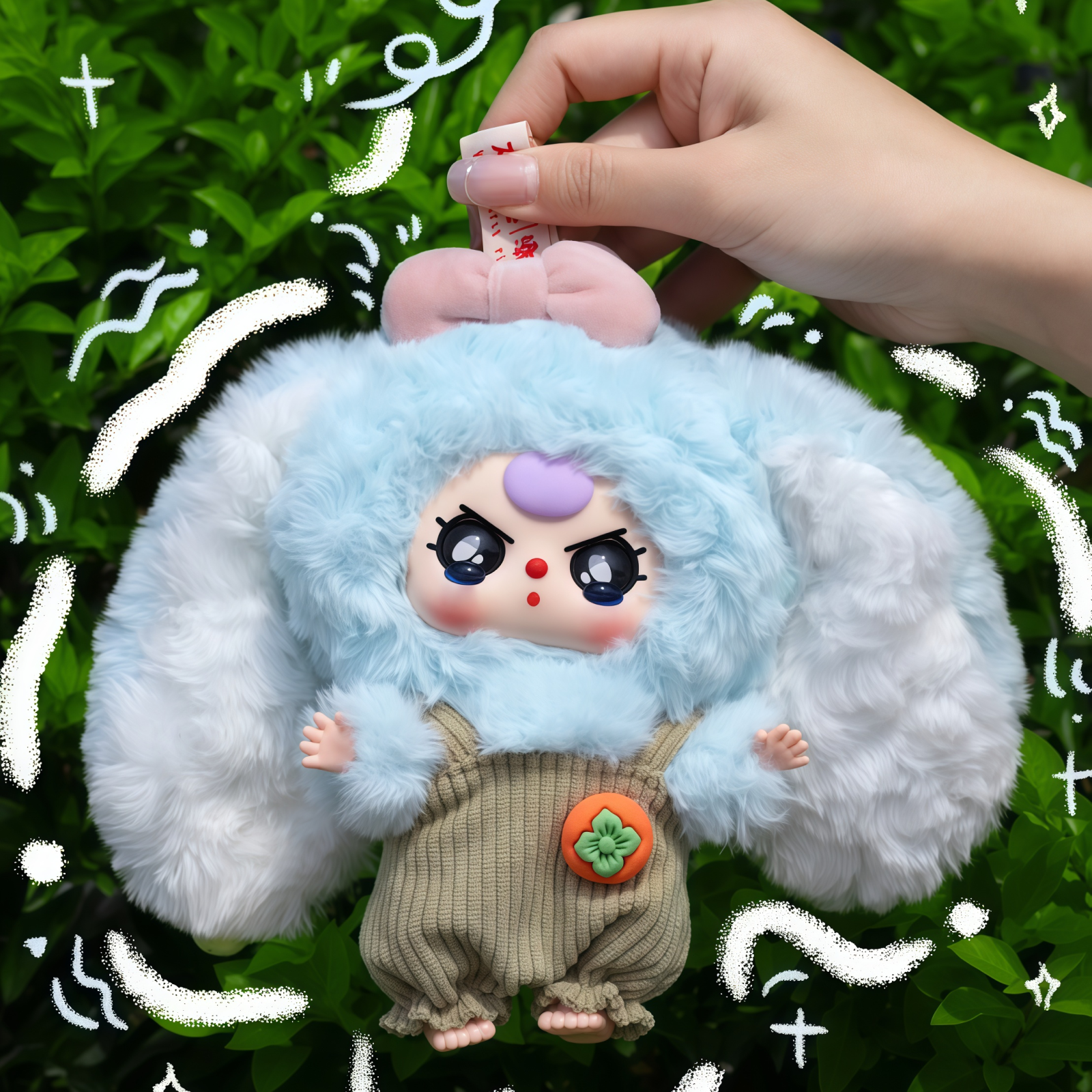 189.Baby three マカロンⅡ うさぎ　2点　ぬいぐるみ　新品 BABY THREE】マカロンうさぎちゃん2.0シリーズ・ブラインド