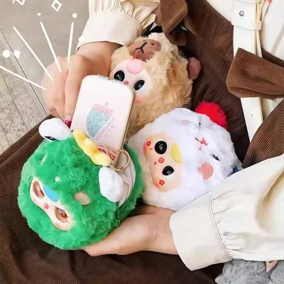 BABY THREE 【BABY THREE】ぬいぐるみ・ファスナー付きバッグ・ブラインドボックス・おしゃれ・トレンド