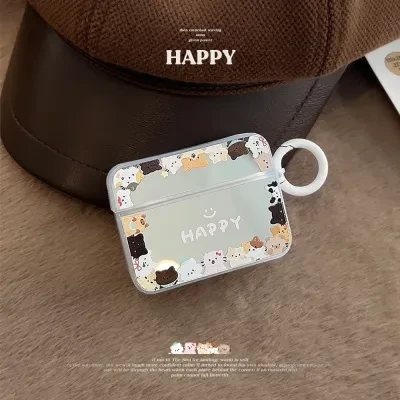 FunCASE イヤホンケース｜AirPods 1/2/Pro2/3世代対応・Bluetooth・鏡面加工・猫モチーフ・スイート・おしゃれ