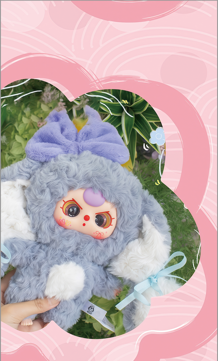 Baby Three 垂れ耳うさぎ ぬいぐるみ２個セット BABY THREE】垂れ耳うさぎシリーズ・うさぎちゃんが帰ってきた