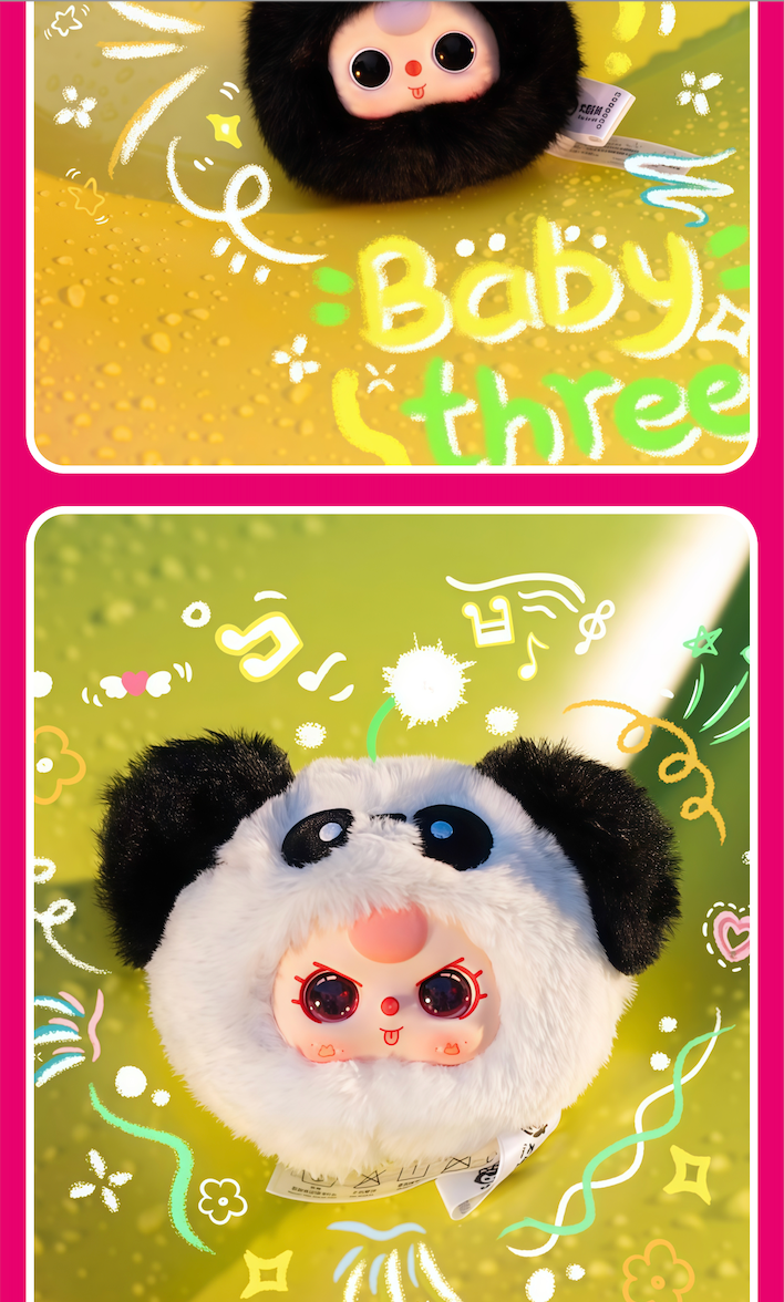 【正規品】babythree 動物　シリーズ Baby Three 400% Big Plush Animal Series Blind Box V2