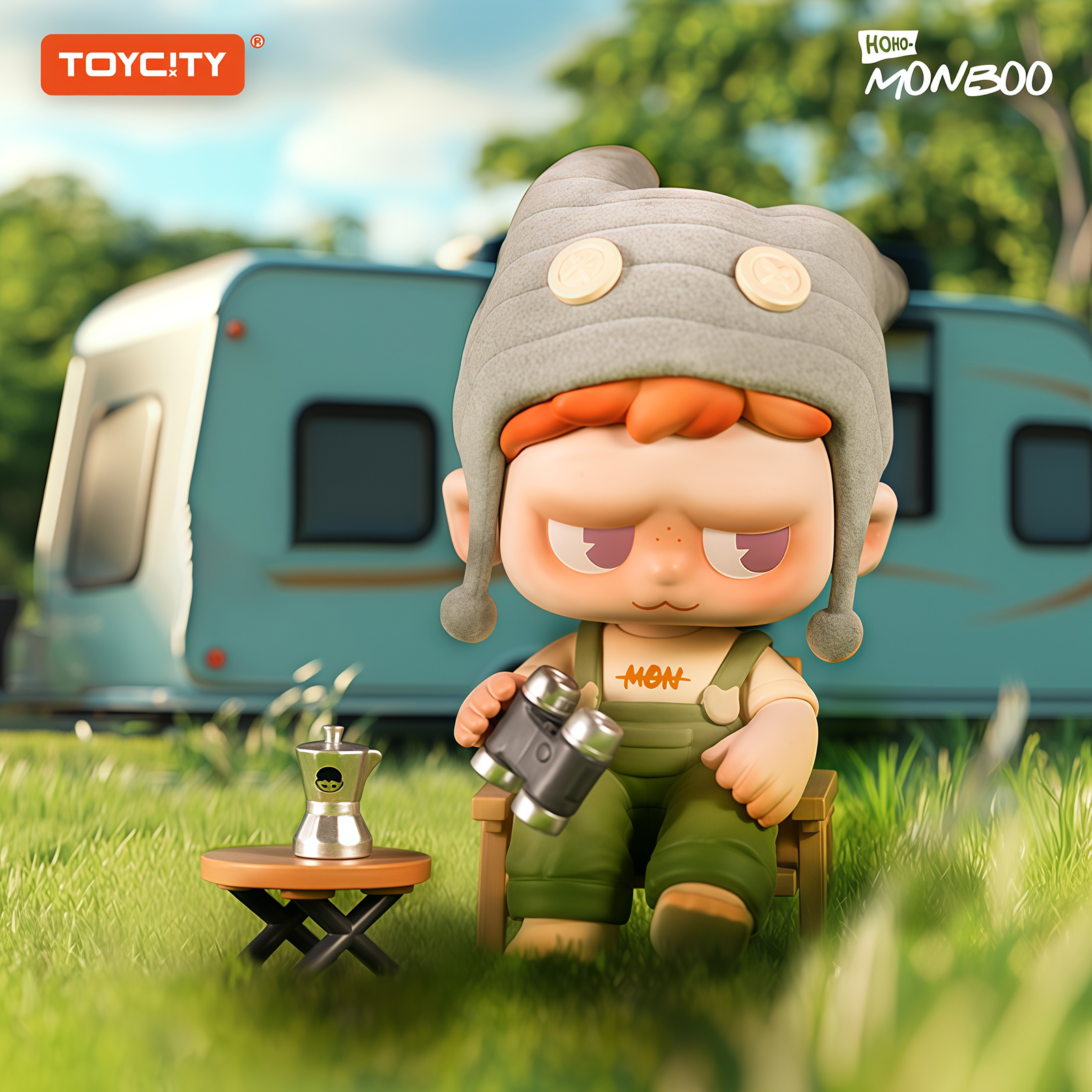 【MONBOO 】キャンプ日記シリーズ ブラインドボックスおもちゃ、トレンディなフィギュア人形、かわいいギフト装飾品、オフィス装飾|undefined