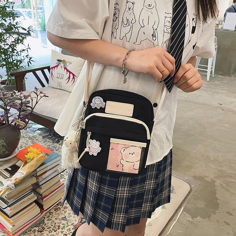 ミニショルダーバッグ｜クリア素材・学生向け・斜めがけ・カジュアル・可愛い・おしゃれ|undefined