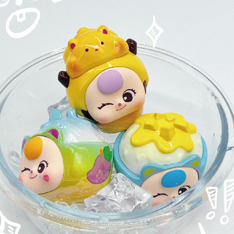【BABY THREE】PVC製・ミニフィギュア・ドール・デコレーション・置き物・かわいい・癒し・子供向け|undefined
