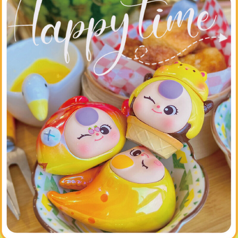 【BABY THREE】PVC製・ミニフィギュア・ドール・デコレーション・置き物・かわいい・癒し・子供向け|undefined