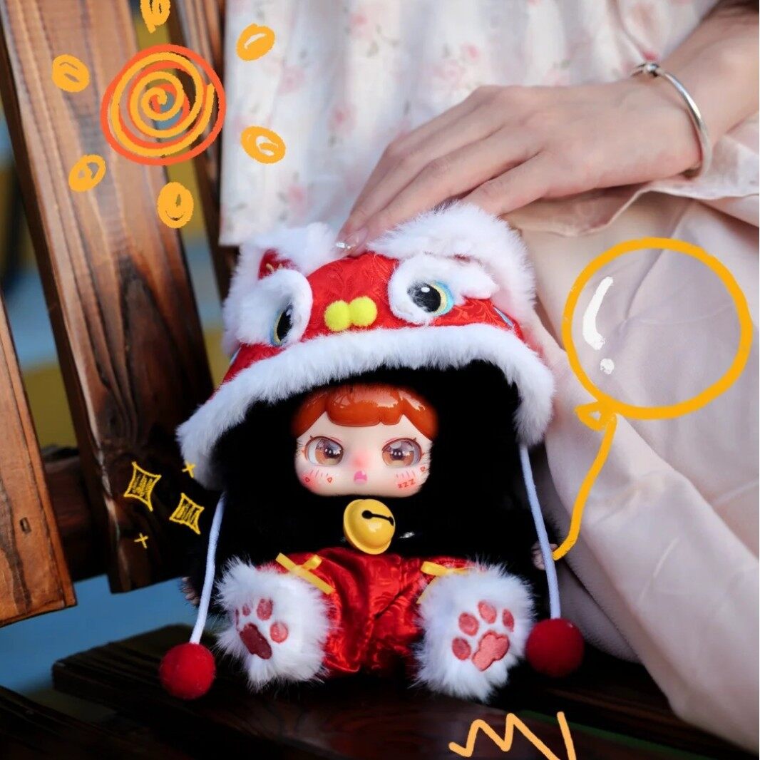 【BABY THREE】【パフちゃん】ぬいぐるみ・ブラインドボックス・福鈴付き・トレンドグッズ・幸運・可愛い|undefined