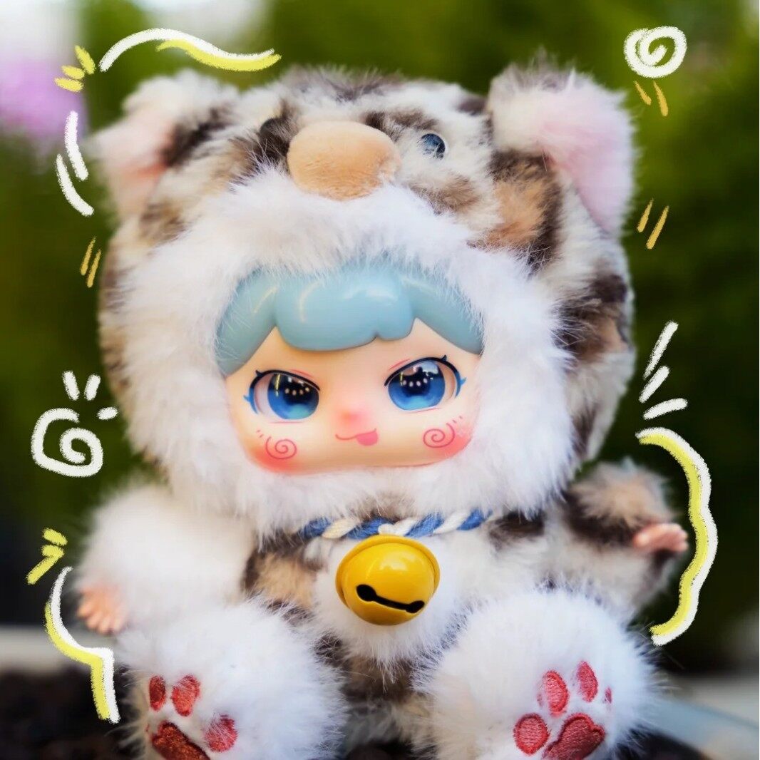 【BABY THREE】【パフちゃん】ぬいぐるみ・ブラインドボックス・福鈴付き・トレンドグッズ・幸運・可愛い|undefined