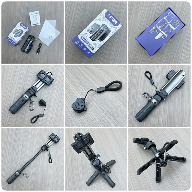 P15T ズーム可能自撮り棒｜Bluetooth対応・コンパクト持ち運び・三脚スタンド付・ミニサイズ|undefined