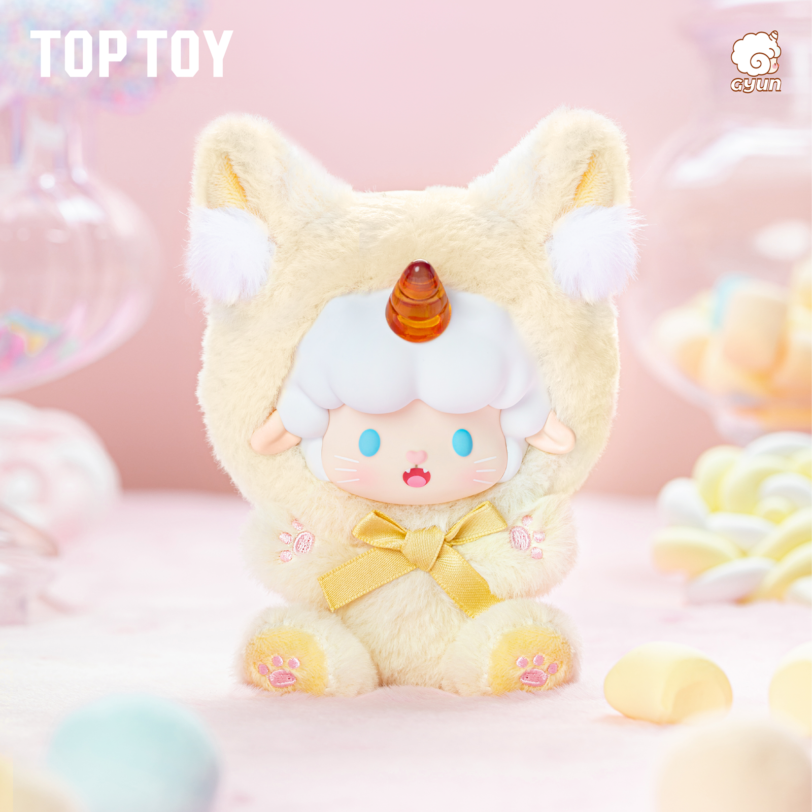 【TOPTOY正規品】ブラインドボックス｜クルクル羊キャンディハウスシリーズ・軟質PVC製・ぬいぐるみキーホルダー|undefined