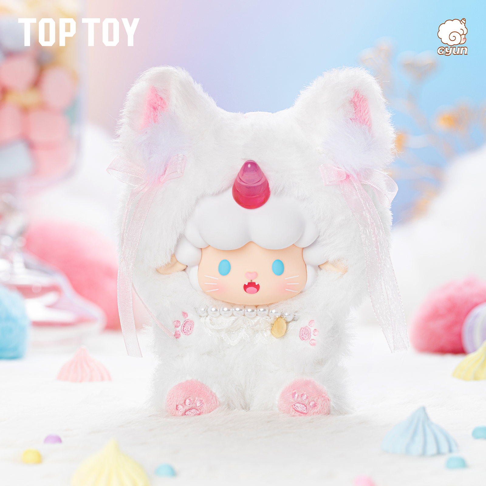 【TOPTOY正規品】ブラインドボックス｜クルクル羊キャンディハウスシリーズ・軟質PVC製・ぬいぐるみキーホルダー|undefined