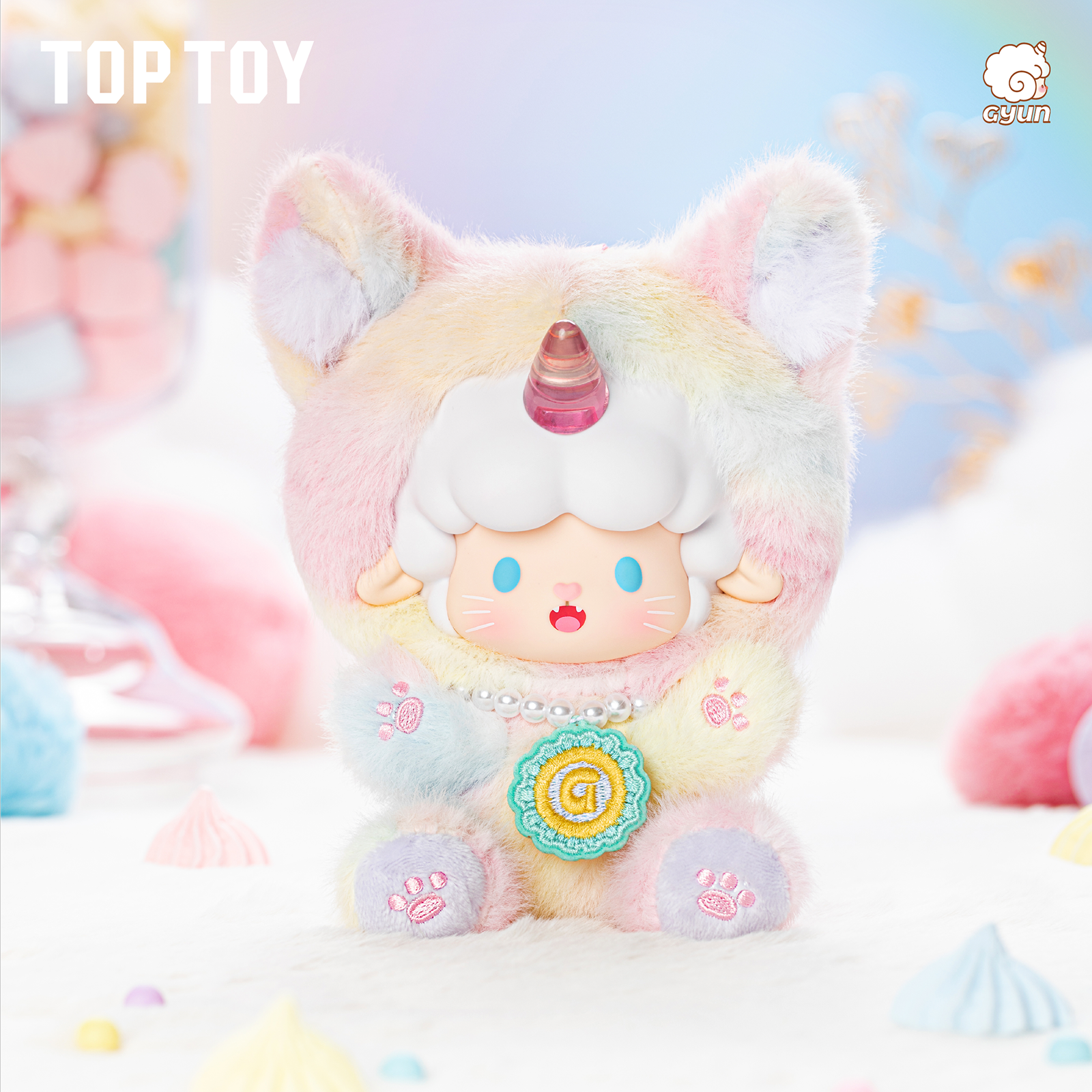 【TOPTOY正規品】ブラインドボックス｜クルクル羊キャンディハウスシリーズ・軟質PVC製・ぬいぐるみキーホルダー|undefined