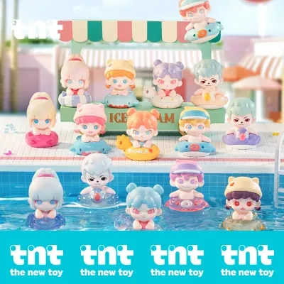 TNTSPACE 【TNTSPACE】ミニフィギュア・ブラインドボックス・プールパーティーシリーズ・おもちゃ・摆件・プレゼント・かわいい・おしゃれ・トレンド