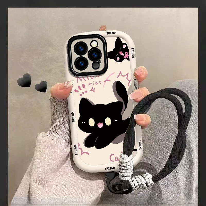 iPhoneケース｜16 Pro Max/14 Plus/13/12 mini対応・パフデザイン・かわいい・カートゥーン|undefined