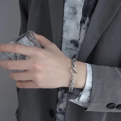 YOOYOOTOWN ブレスレット｜アクセサリー・人気・シルバー・シンプル・メンズ・デザイン感