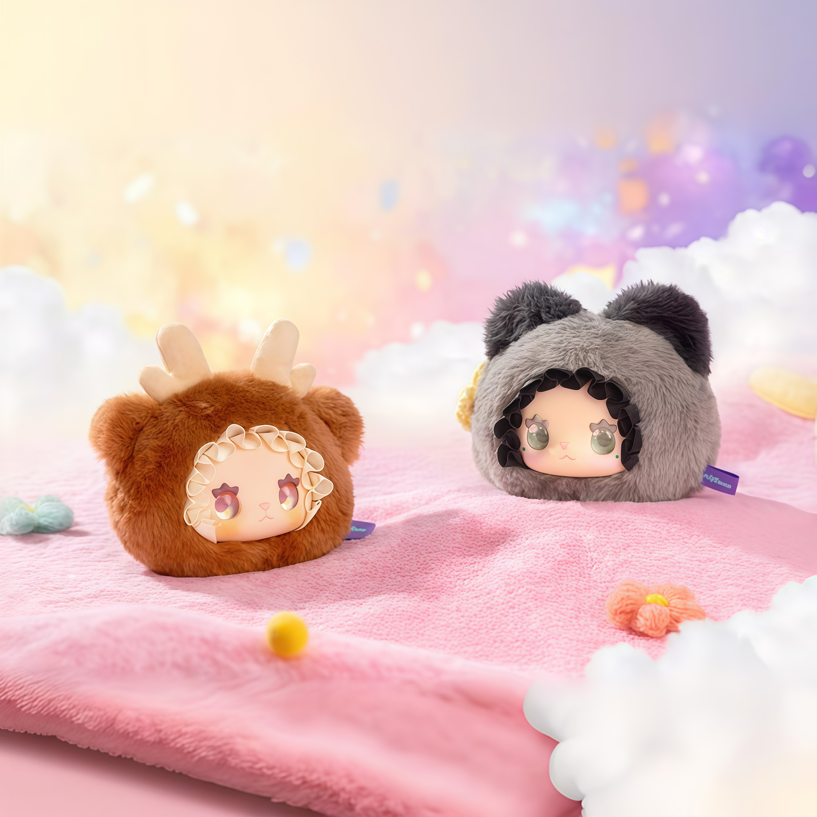 【LUCKY EMMA】LOVELYEMMA コインケース・キーホルダー・マスコット・ぬいぐるみ・ブラインドボックス・ふわふわ・可愛い・癒し|undefined