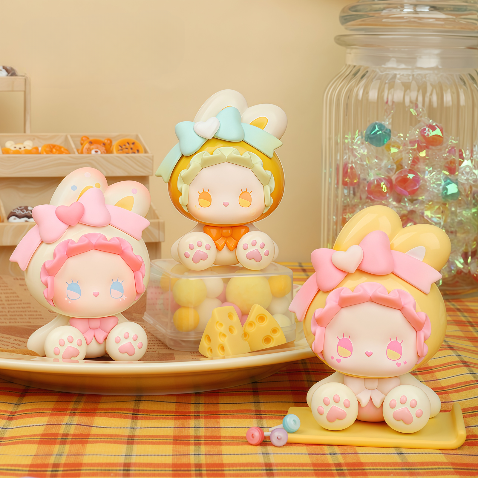 【LUCKY EMMA】ウサギちゃんのコレクションフィギュア・EMMAシリーズ・コレクター向け・第一弾|undefined