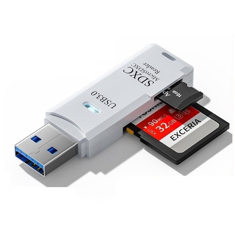 カードリーダー｜USB3.0・高速・多機能・SDカード・TFカード・USBメモリ対応・パソコン用・車載用・多用途|undefined