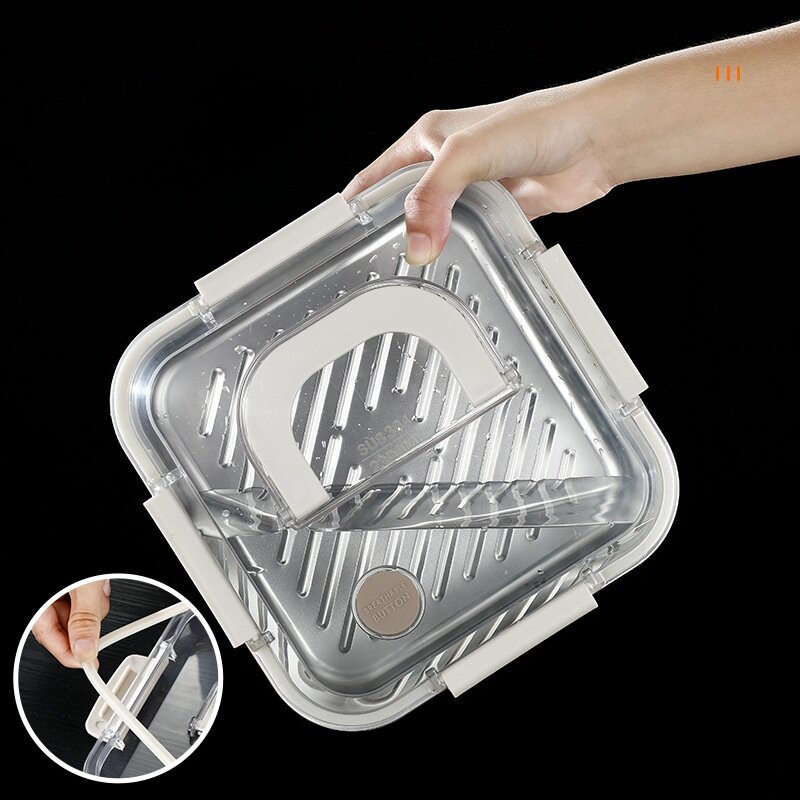 弁当箱｜304ステンレス・食品グレード・密閉・蓋つき・冷蔵庫対応・手提げ・フルーツケース・ピクニック・ランチボックス・おしゃれ・便利・使いやすい|undefined