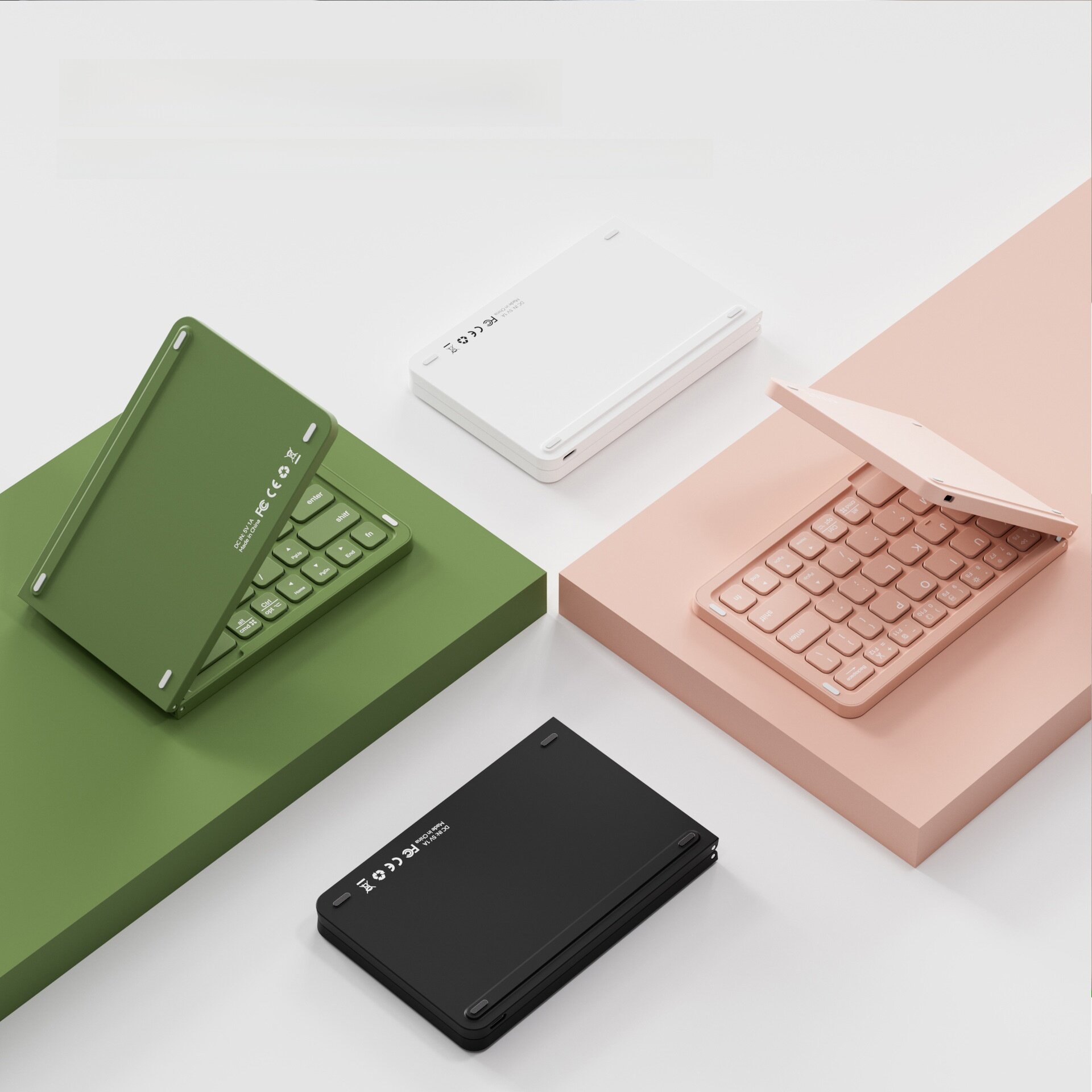 ワイヤレスキーボード｜折りたたみ式・Bluetooth・ミニサイズ・ポータブル・ノートPC/スマホ対応・オフィスに最適|undefined