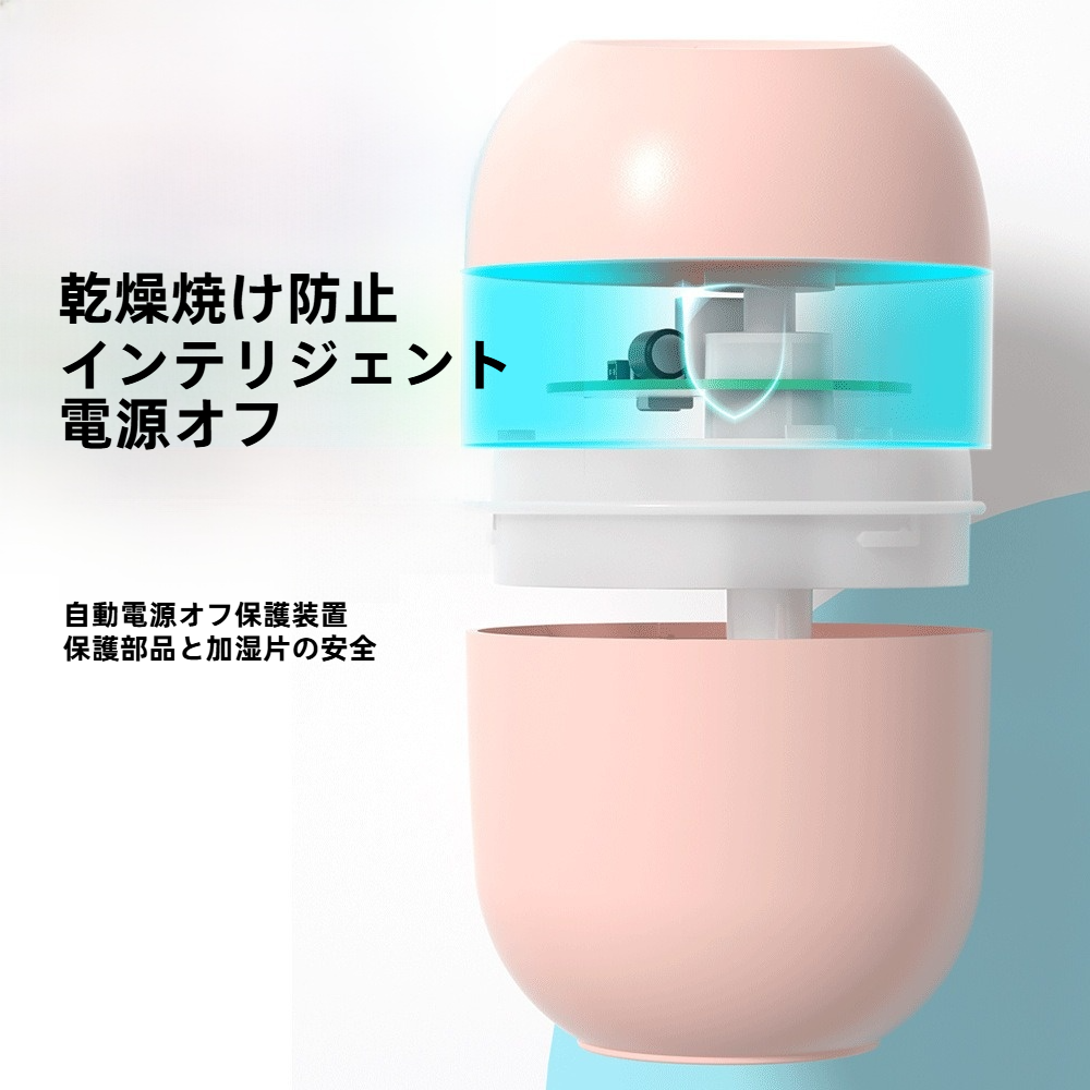 空気加湿器｜ポータブル・小型・大霧量・スプレー・充電モデル・大容量・USB・車のライト・寝室の家庭用・生活家電|undefined