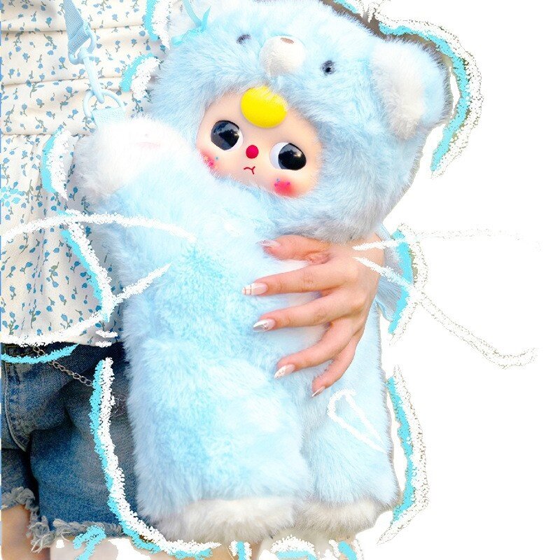 【baby three】ぬいぐるみリュック・ブラインドボックス・フィギュア・人形・飾り・ふわふわ・抱っこできる・人気・プレゼント|undefined