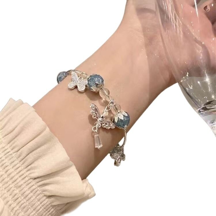 ブレスレット｜碎花模様・蝶モチーフ・美しい・友達へのプレゼント|undefined