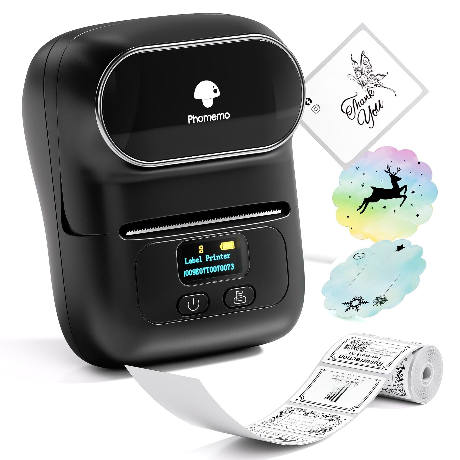 Phomemo M220ラベルプリンター｜高画質・Bluetooth対応・持ち運び便利・業務用・ロゴ作成・感熱|undefined