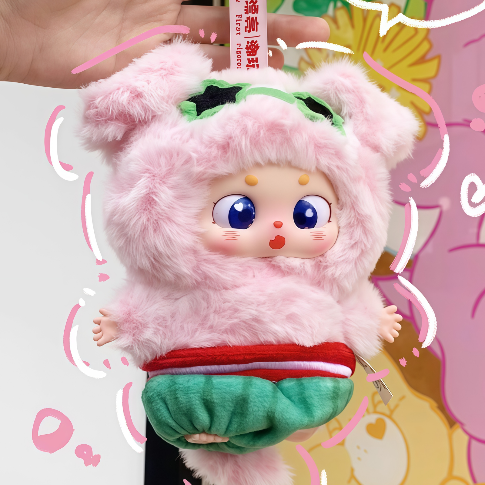 【BABY THREE】ぬいぐるみ・ブラインドボックス・トイフィギュア・ぽっちゃり・プレゼントに最適・何を食べようかな|undefined